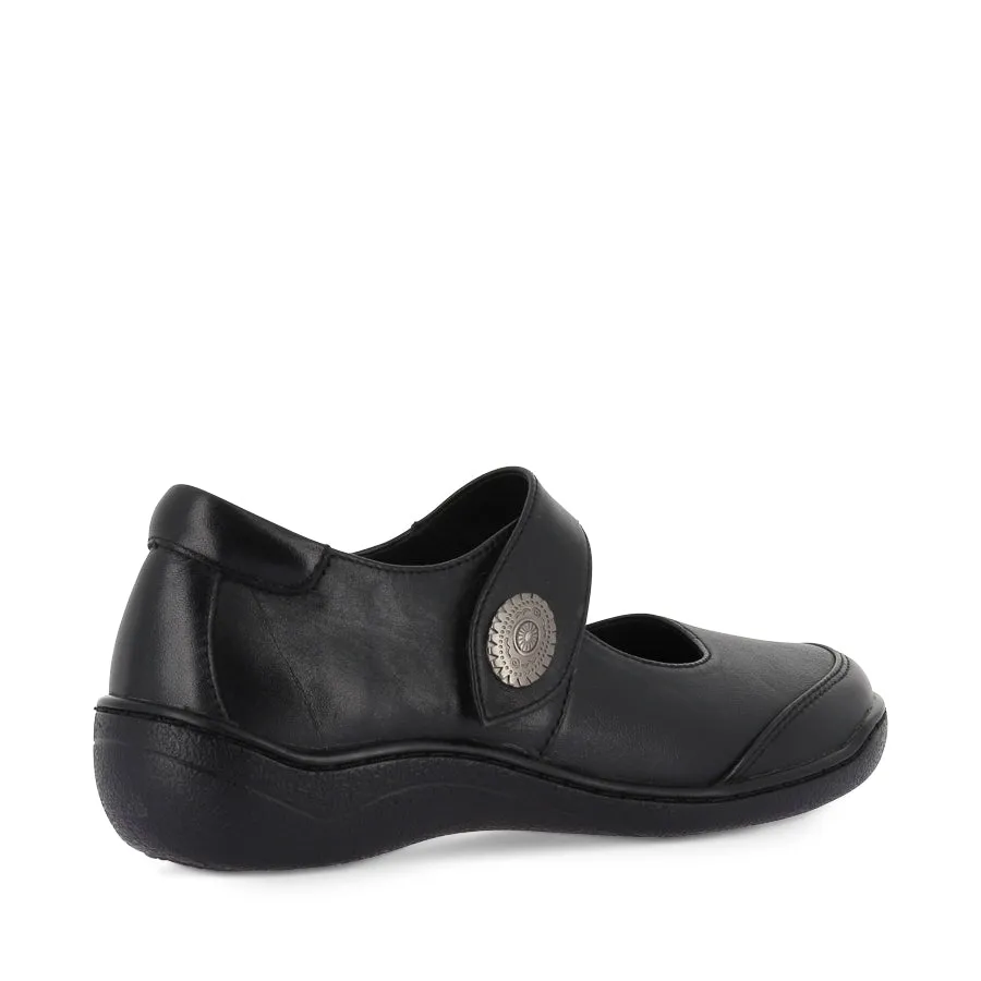 PEACH PLAIN - BLACK STRETCH SMOOTH Sky Walk