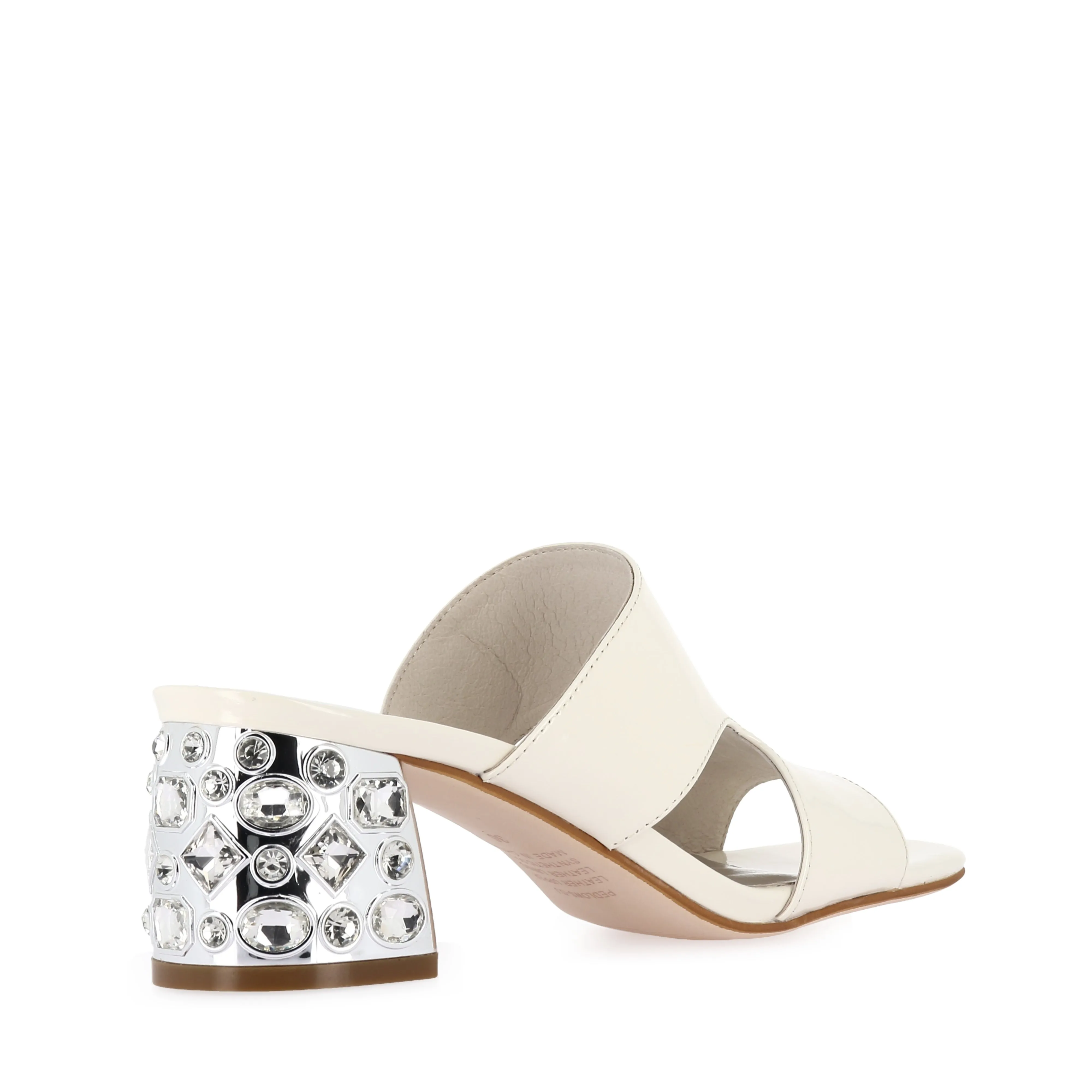 Foot-Friendly Flats PEDLOWS - IVORY PATENT LEATHER