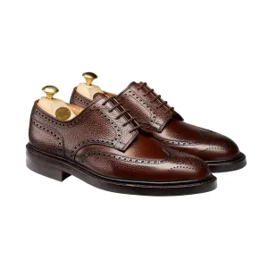 Heel Clear Pembroke Dark Brown Scotch Grain