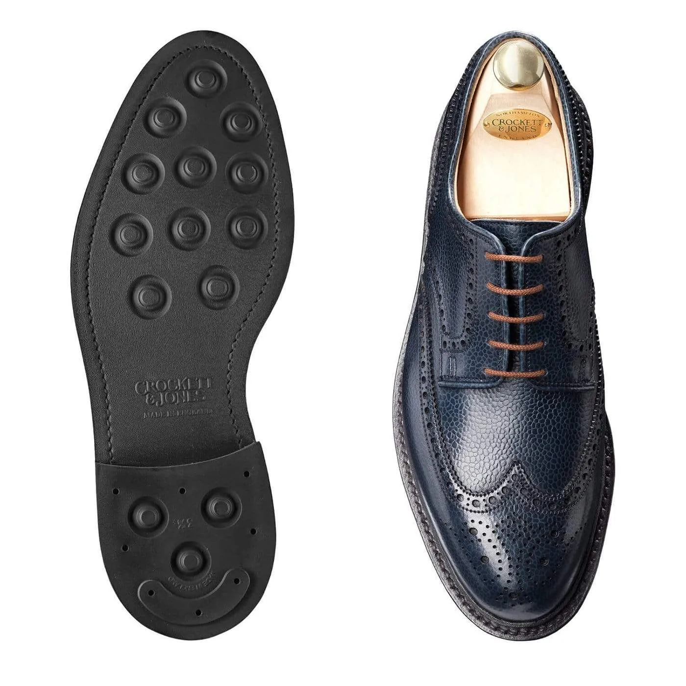 Flexible Design Pembroke Navy Scotch Country Grain