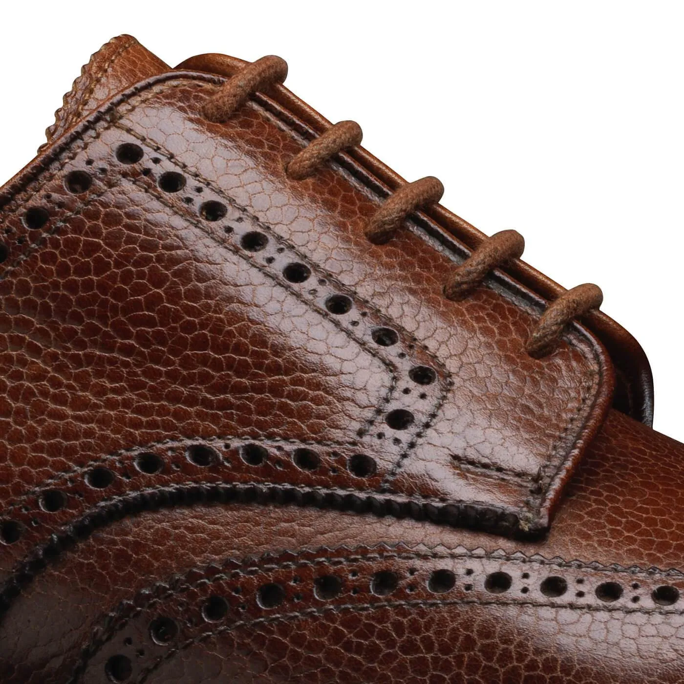 Wide Base Pembroke Tan Scotch Grain (G Fitting)