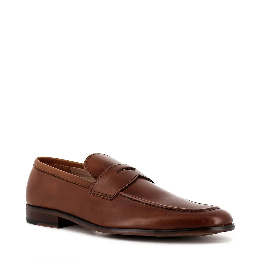 PENLEY - BROWN LEATHER Heel Safe Comfortable fit
