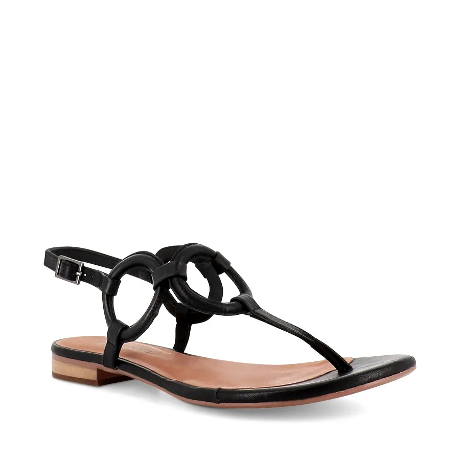 PEPE - BLACK LEATHER Shell Trim Casual Footwear for Men