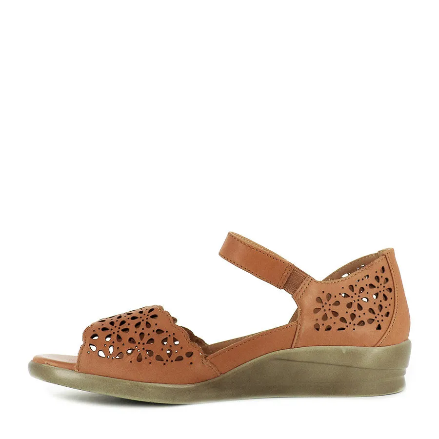 DUSTY W - TAN LEATHER Breathable Lining