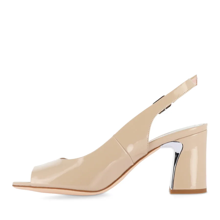 Trendy Vibe Peace Path KIANNA - CAFE PATENT LEATHER