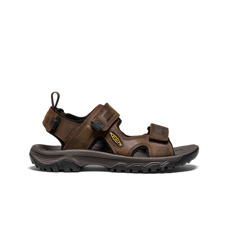 tennis players sport - wear Men's Targhee III Open Toe Sandal  |  Bison/Mulch