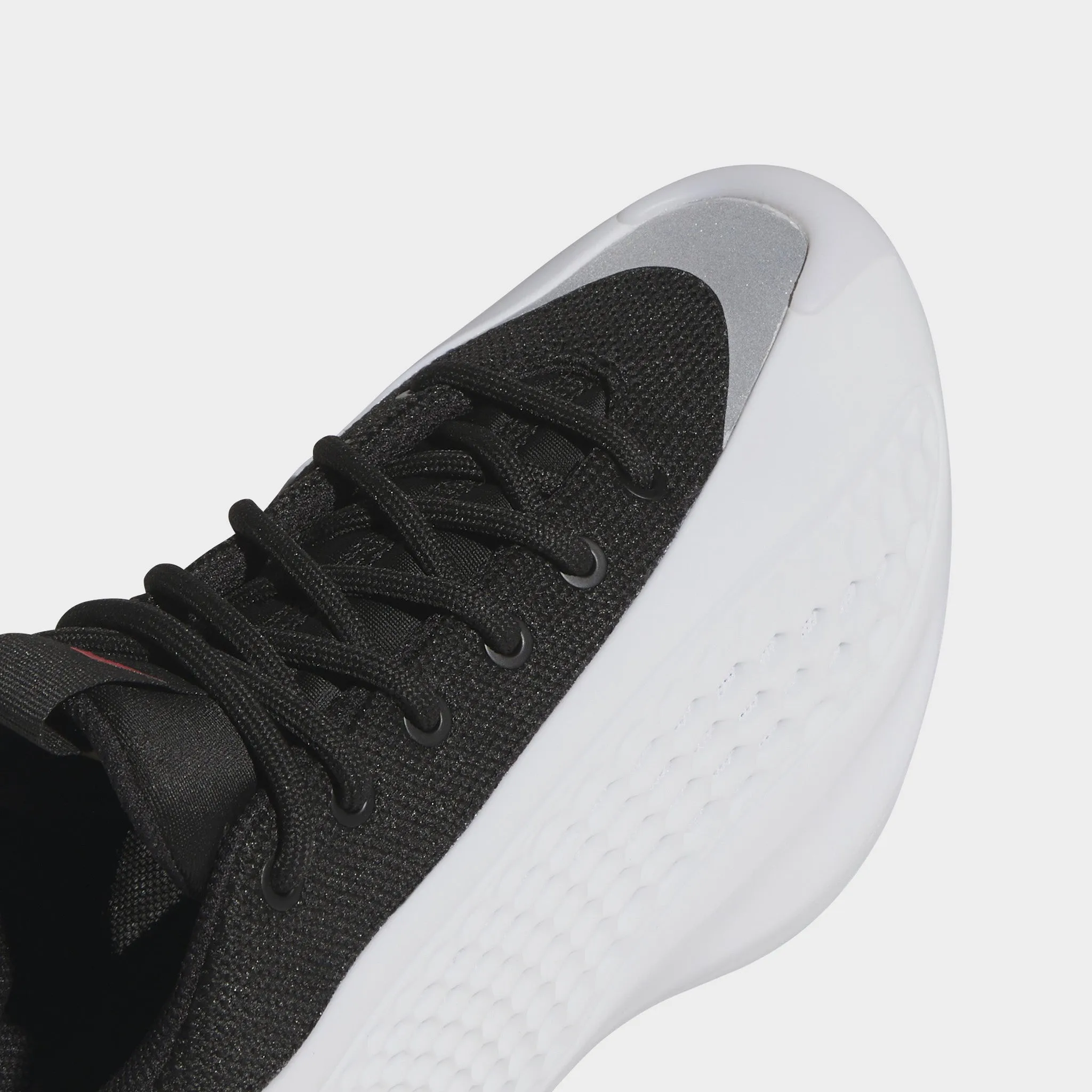 Padded Support Elevated shock absorption adidas Juniors' Anthony Edwards 1 Low White / Black - Red