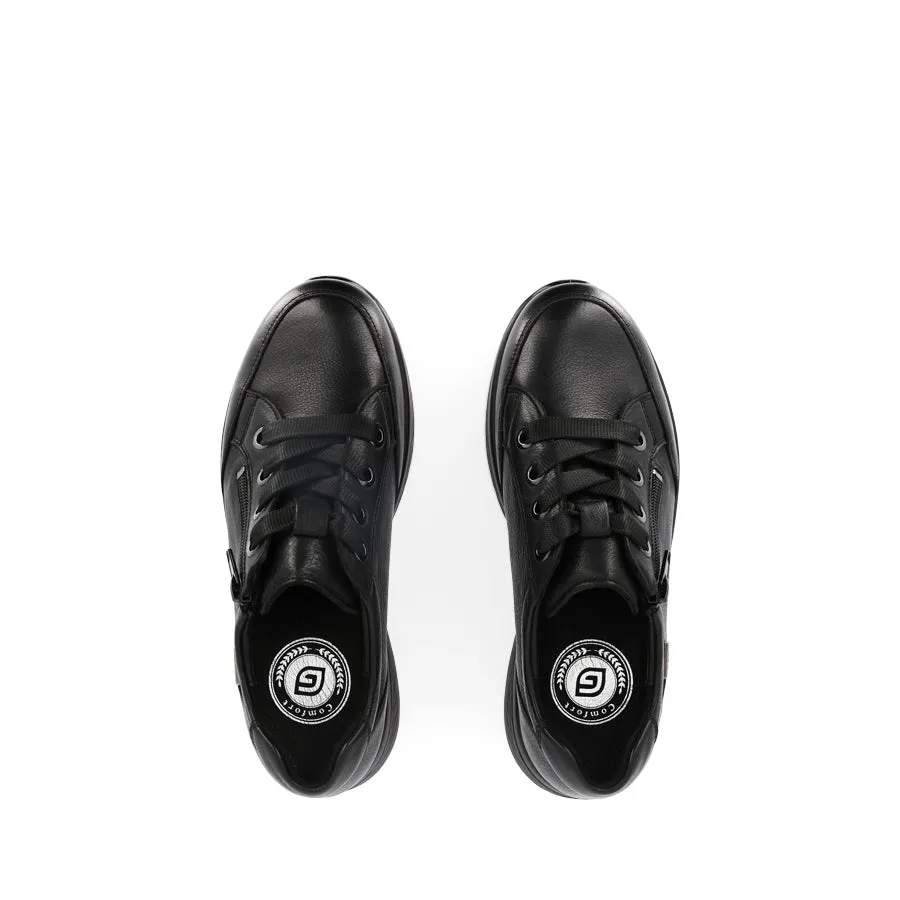 PETA P-811R - BLACK BLACK LEATHER Ventilation Ports