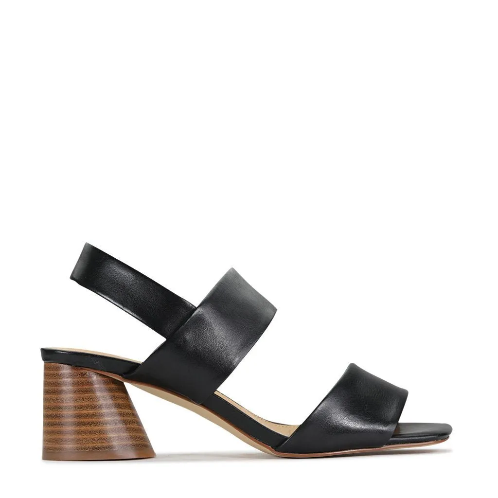 PETO LEATHER SLING BACK SANDALS Hike Path Minimal Design