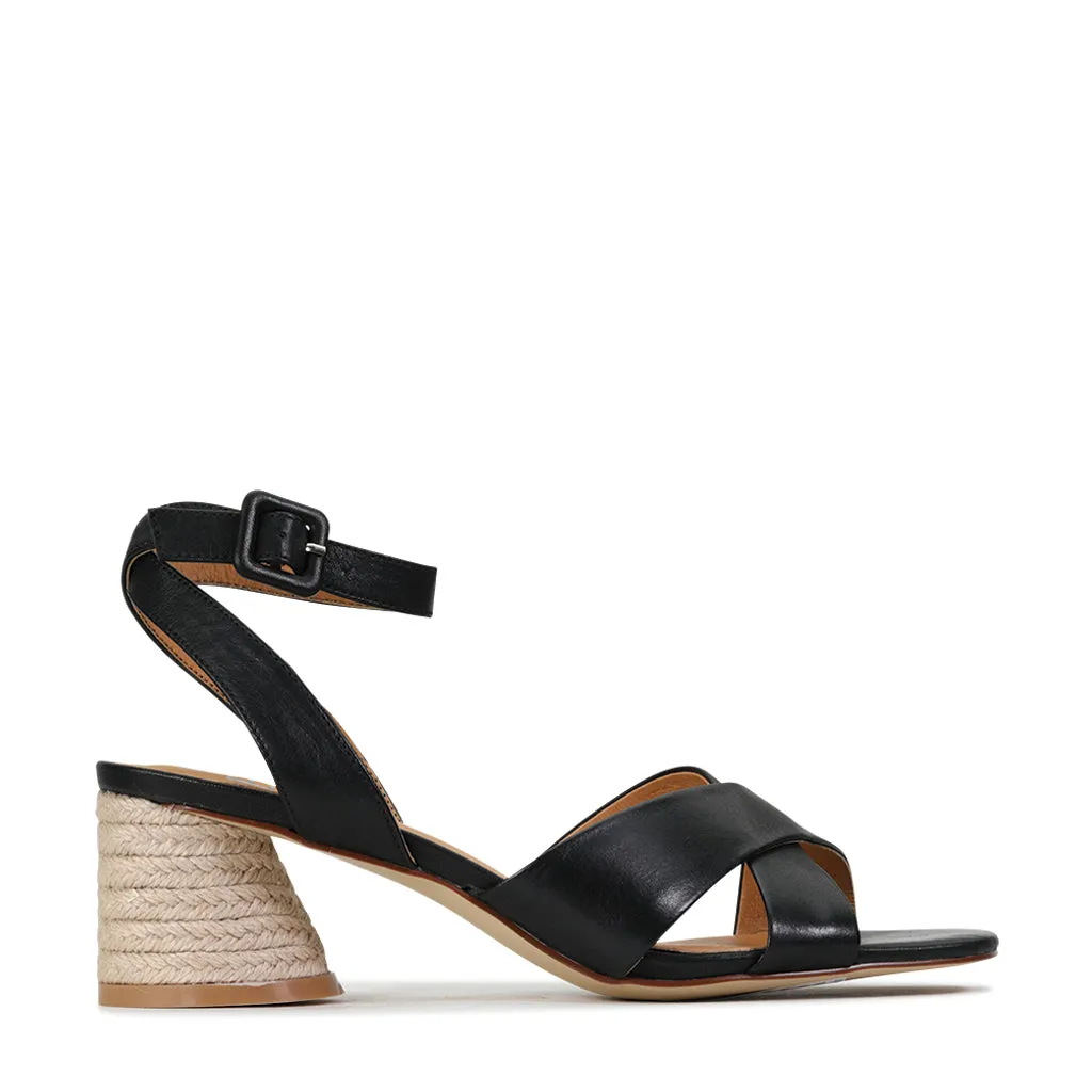 Cliff Walk PETRICE LEATHER ANKLE STRAP HEELED SANDAL