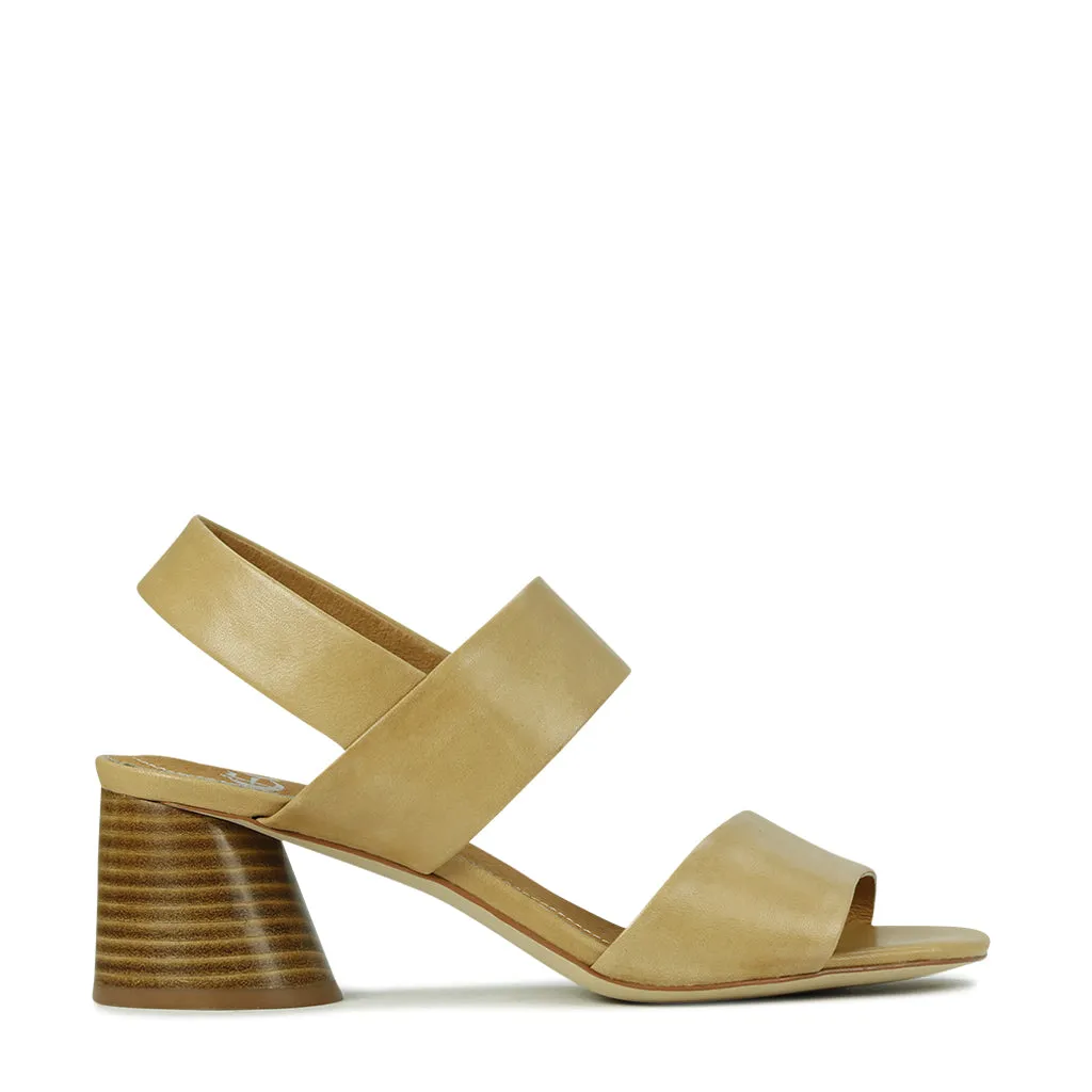 PETTO LEATHER SLIDE SANDALS Ocean Deck Charity Glow