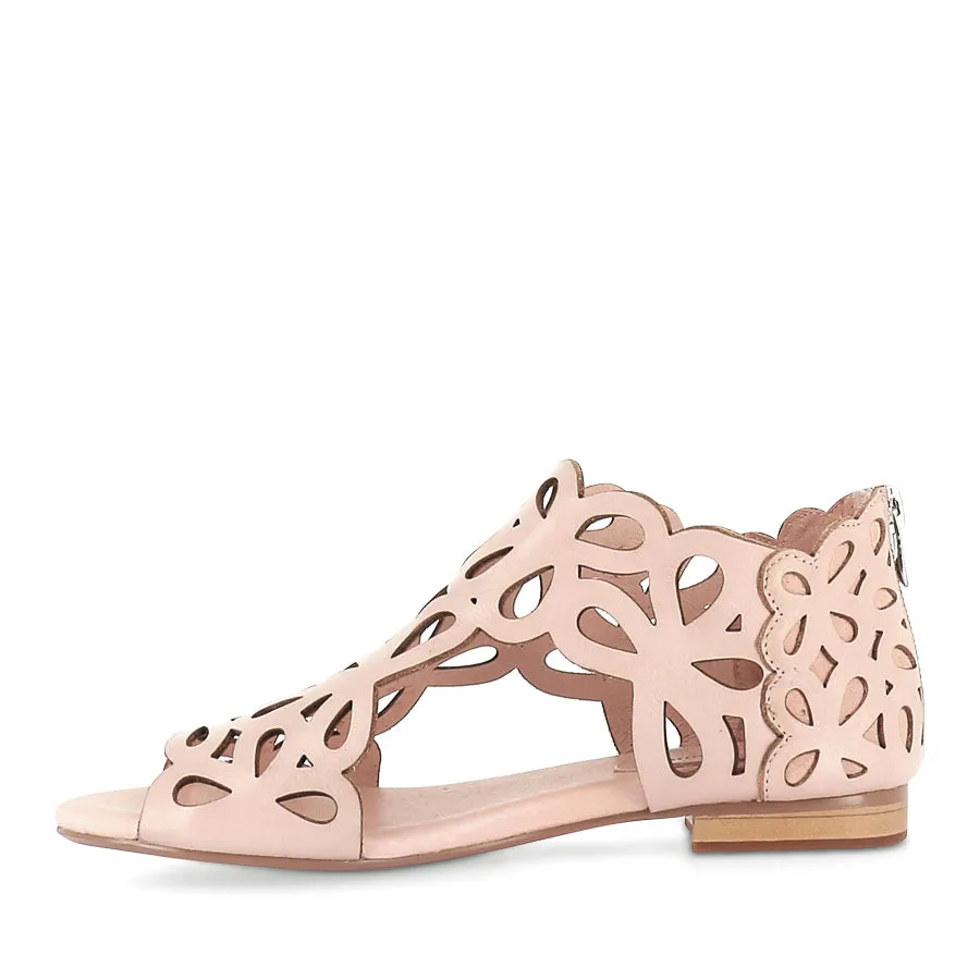 Sport Ease Comfortable Vacation Footwear PIETRO - ROSE LEATHER