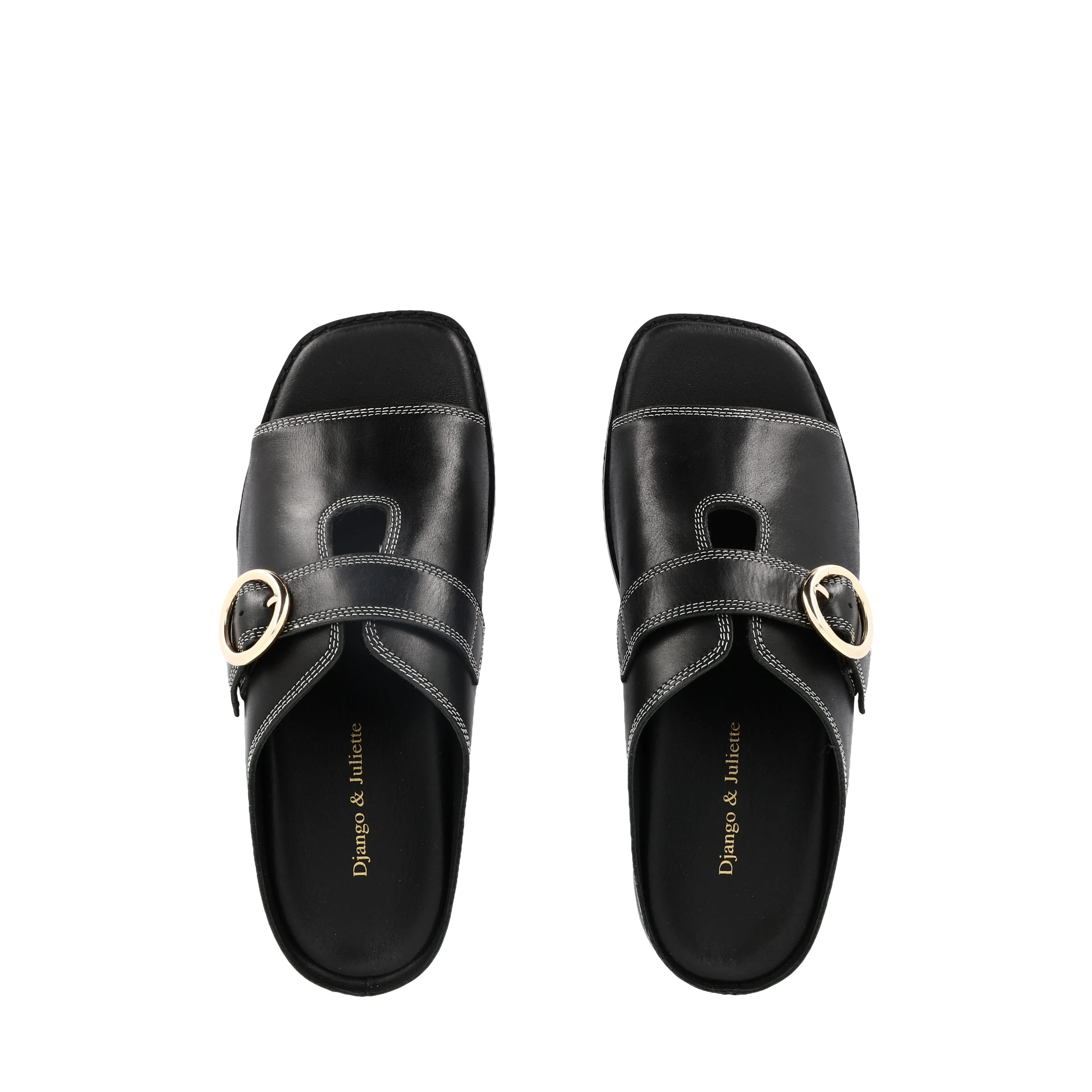 ELODE - BLACK LEATHER Step Smart