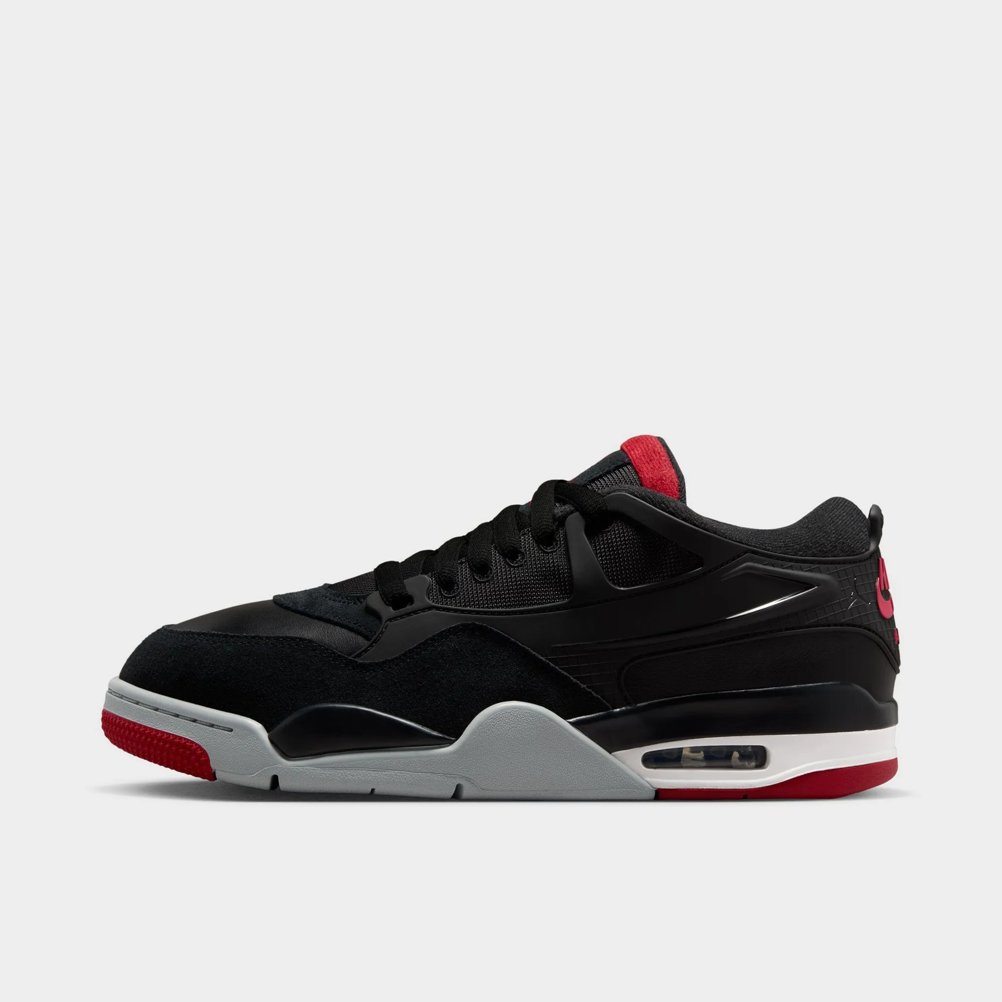 Pressure Relief Jordan 4 RM Black / Varsity Red - Wolf Grey