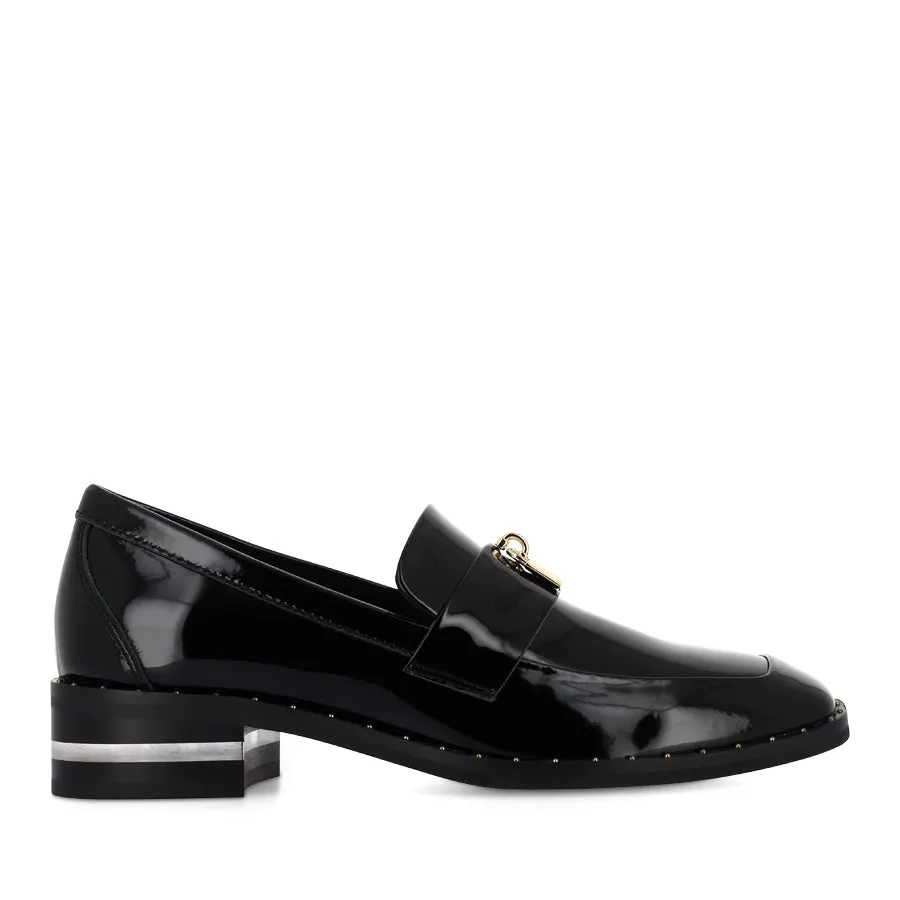 Firm Step Soft Steps FILLIPIA - BLACK PATENT LEATHER