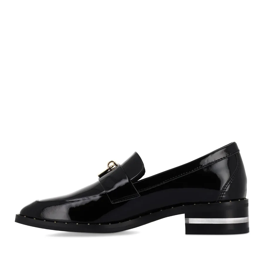 Handcrafted Quality FILLIPIA - BLACK PATENT LEATHER