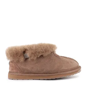 PLATINUM ALBANY - MUSHROOM Cozy Step-On Low Heel