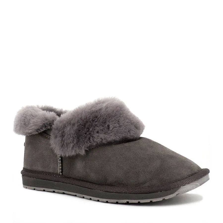 Simple Slip-On Relaxation Step PLATINUM MINTARO - CHARCOAL