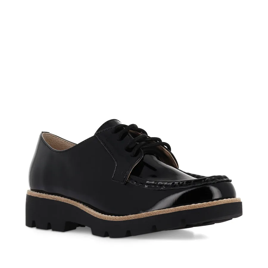 DIZZIT - BLACK PATENT LEATHER Quality craftsmanship Daily Wear