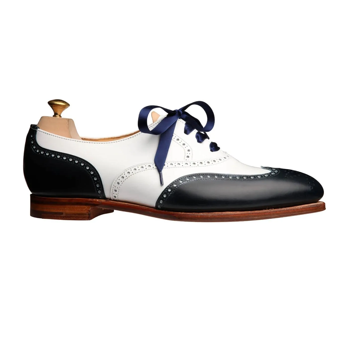 Jenny Navy & White Street Fit Shoes