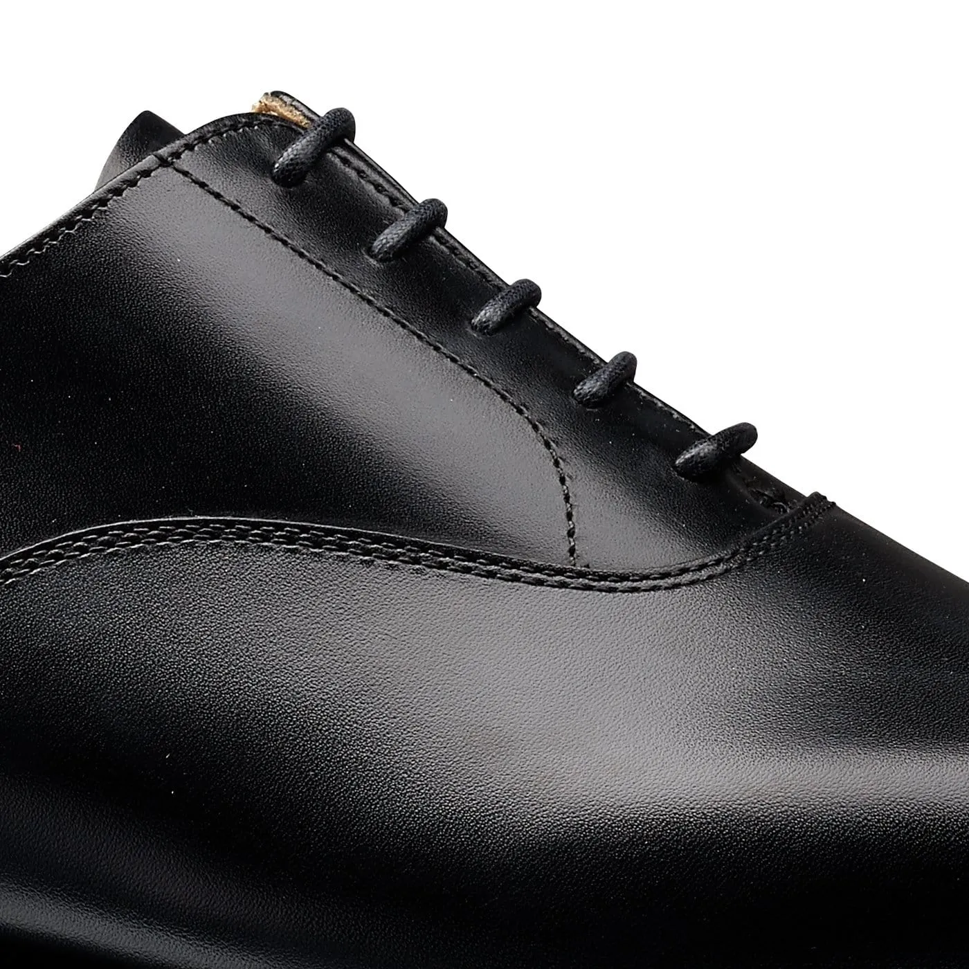 Connaught Black Calf Modern Twist Oxfords