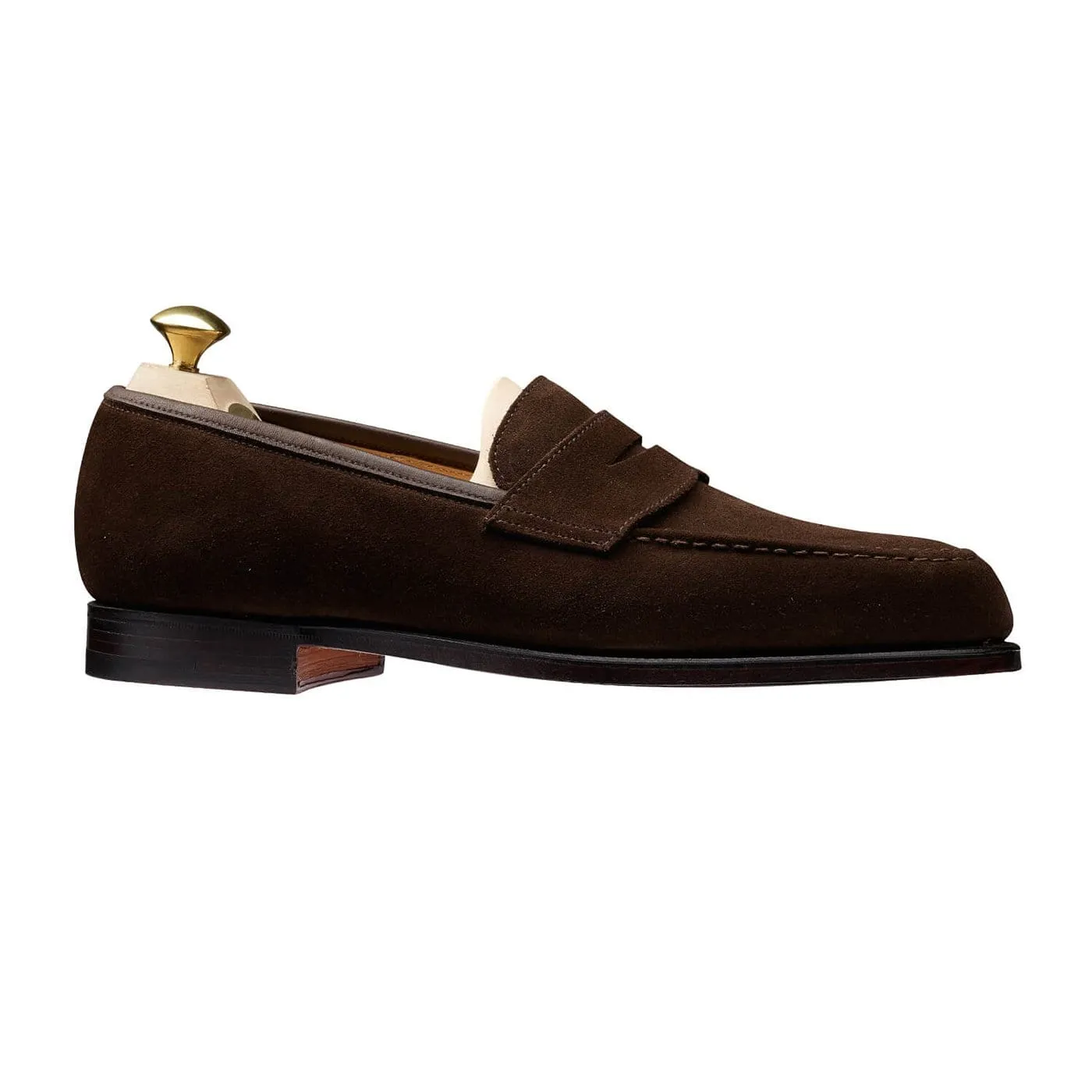 Breathable Sole Boston Dark Brown Suede