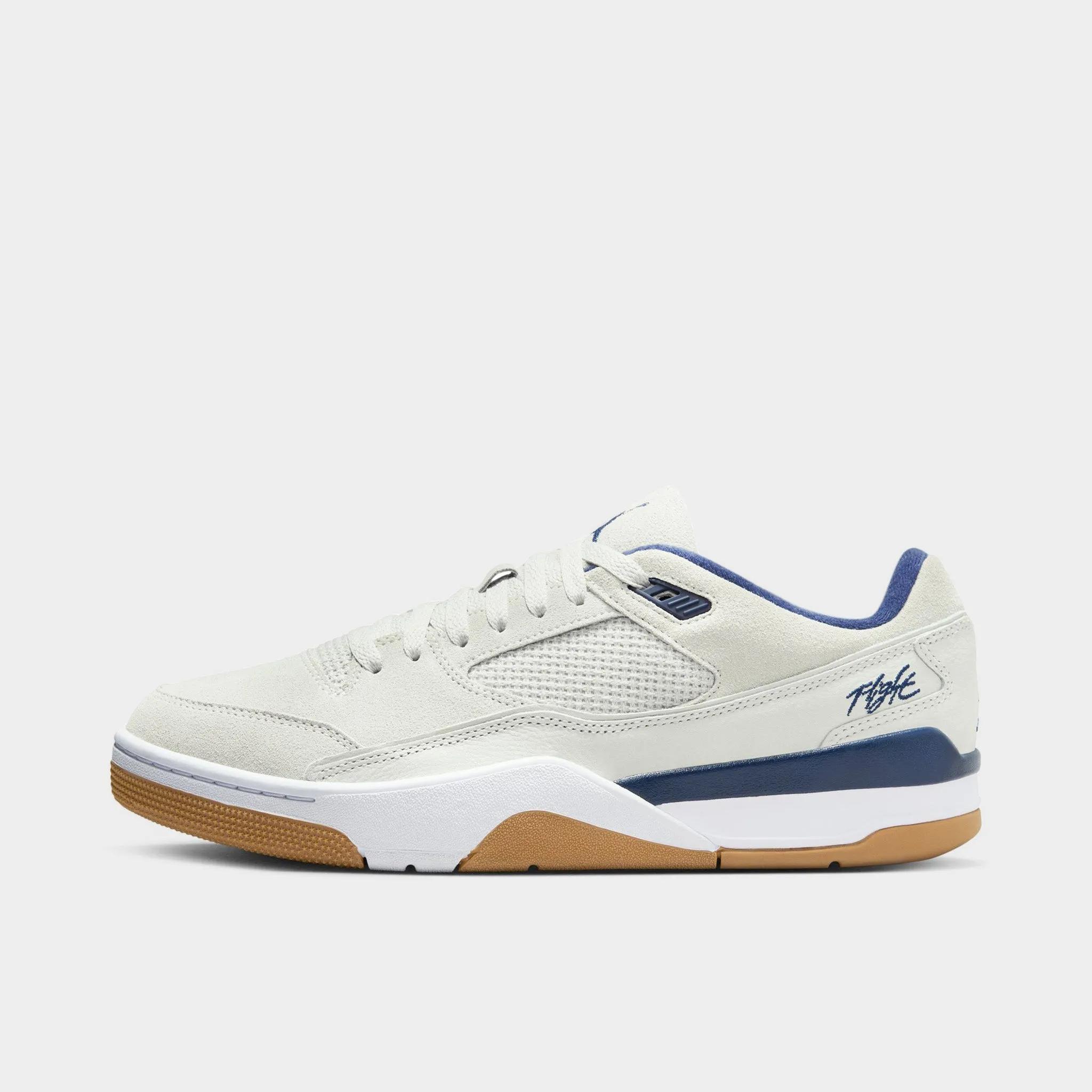 Jordan Flight Court Neutral Grey / Midnight Navy - White Motion Transfer Base