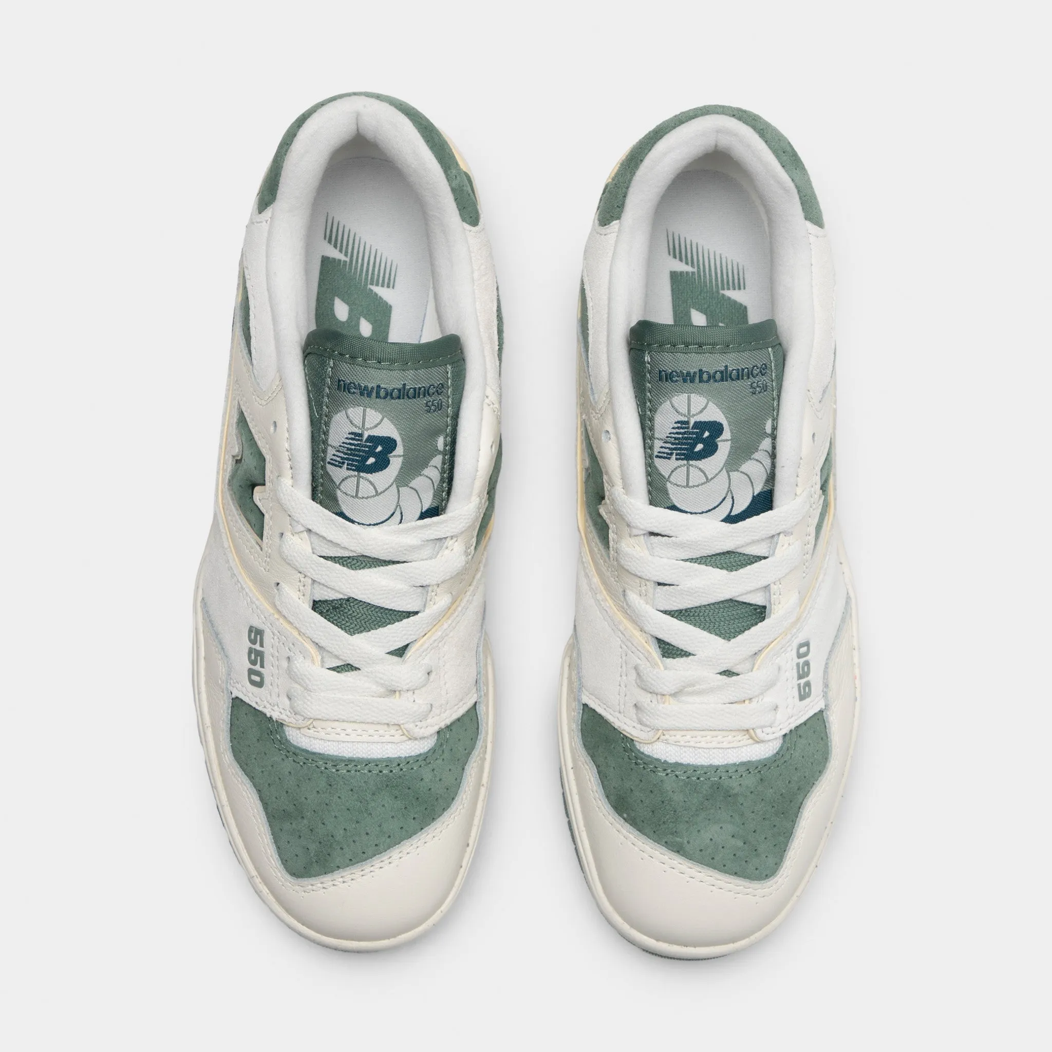 New Balance Women's 550 Sea Salt / Dark Juniper Active Days
