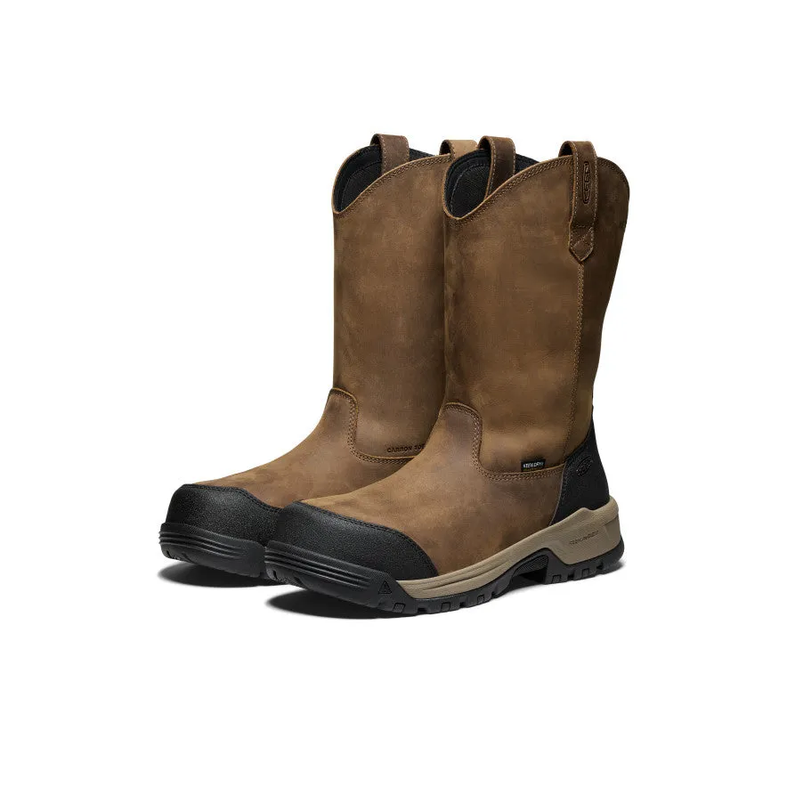 dancers' Men's Evanston Pull-On Waterproof Boot (Carbon Toe)  |  Bison/Black