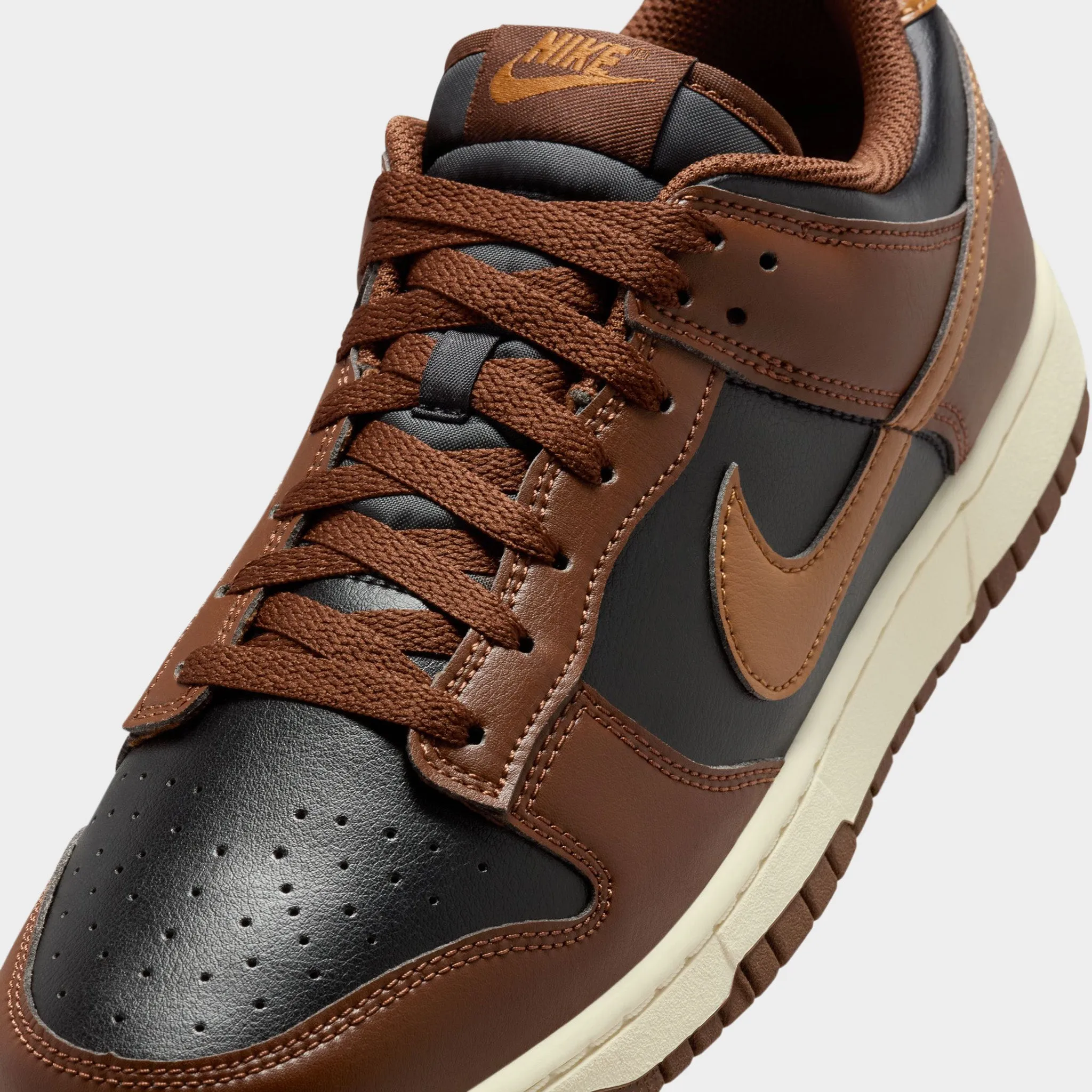 Performance Lace Lock Nike Dunk Low Black / British Tan - Cacao Wow