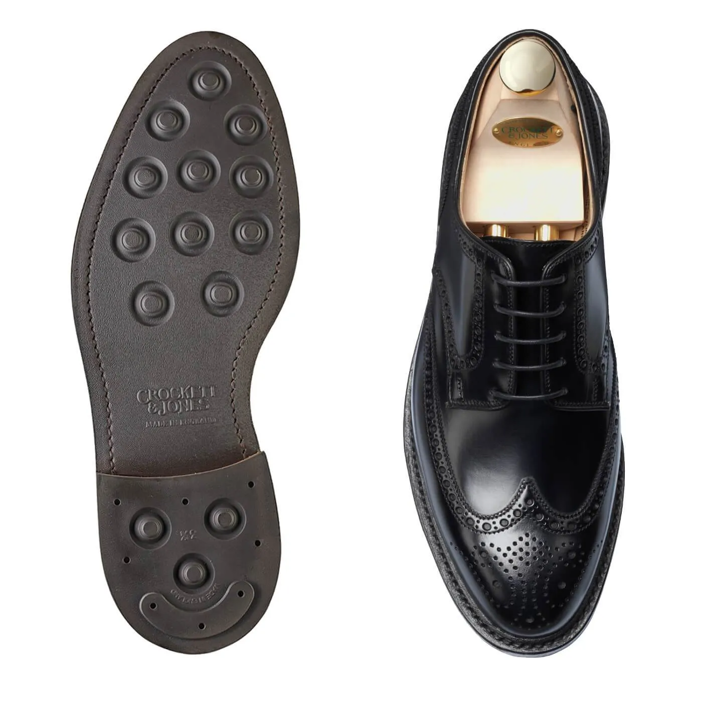 Casual Slip-on Design Pembroke Black Cavalry Calf