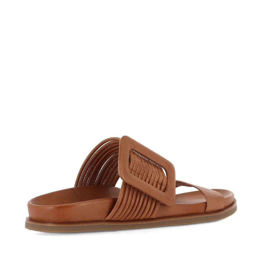 Stay Cool Quick Walk Slip CARMICE - BRANDY LEATHER