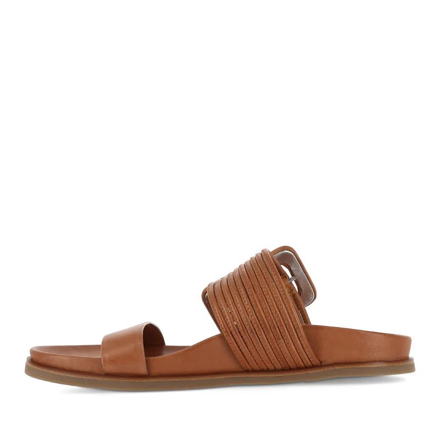 CARMICE - BRANDY LEATHER Slip-Resistant Sole Sustainable Material