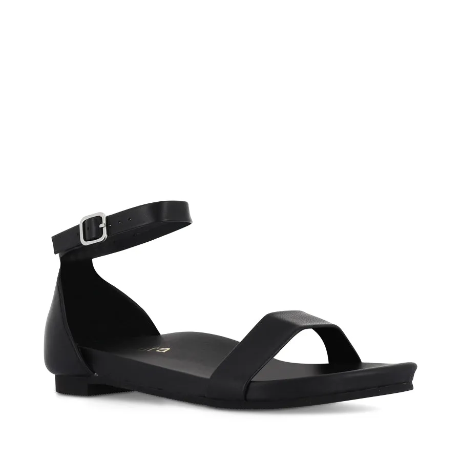 Stylish Sandals POPPY - BLACK BLACK LEATHER