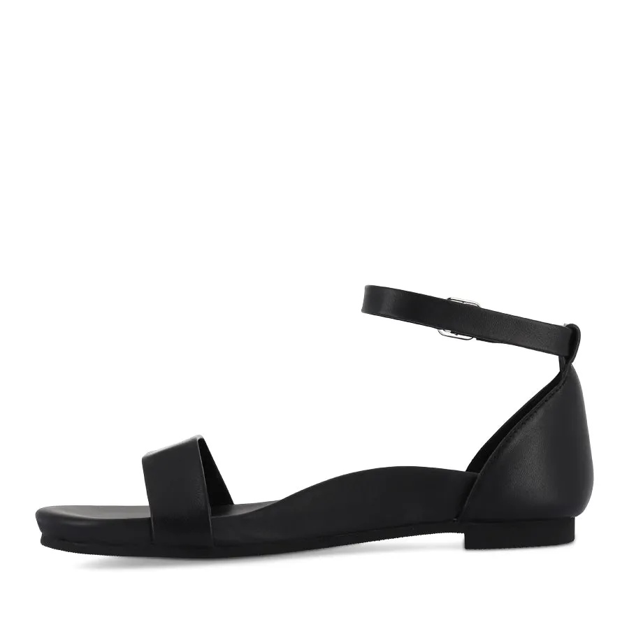 Sandal Buckles Road Trip POPPY - BLACK BLACK LEATHER