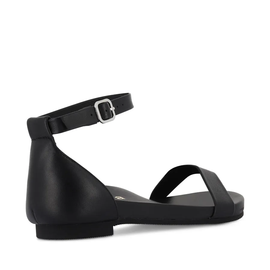 dry surface POPPY - BLACK BLACK LEATHER