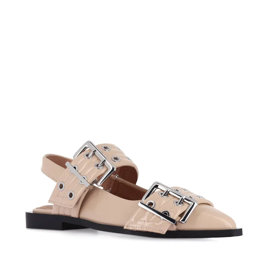 LARRA - LATTE PATENT Loafer Style