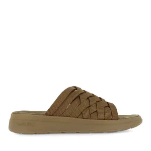 Comfort Slip-On Sandals Quick Relaxation ZUMA - COYOTE/COYOTE POLYESTER