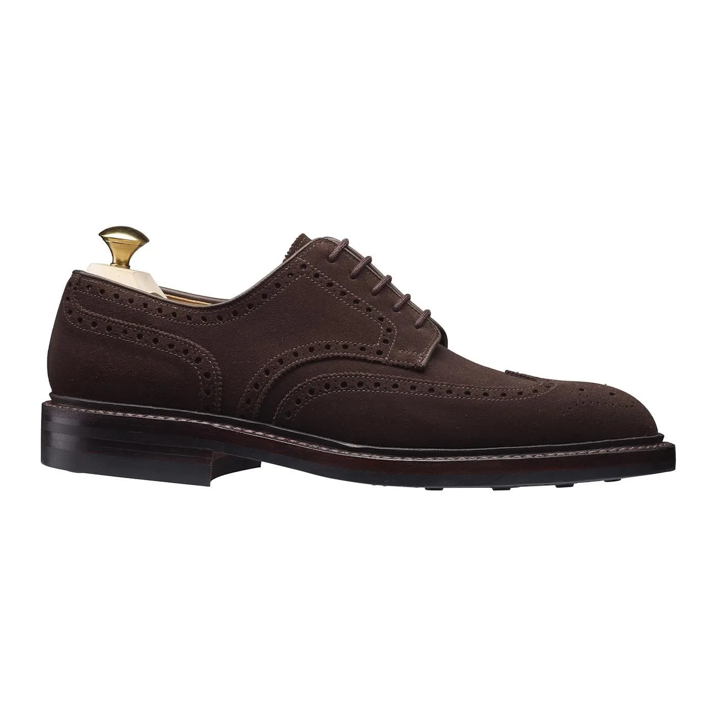 Flexible Padding Pembroke Dark Brown Suede
