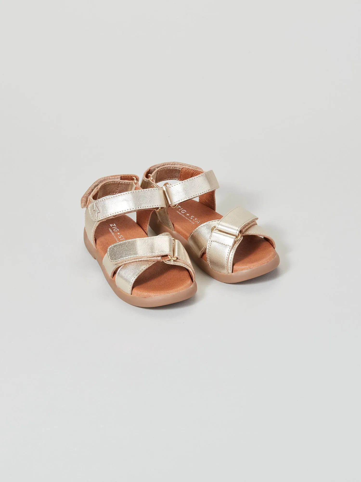 Rae Infant Cross-Strap Sandal Gold Dust Travel-Friendly Shoes