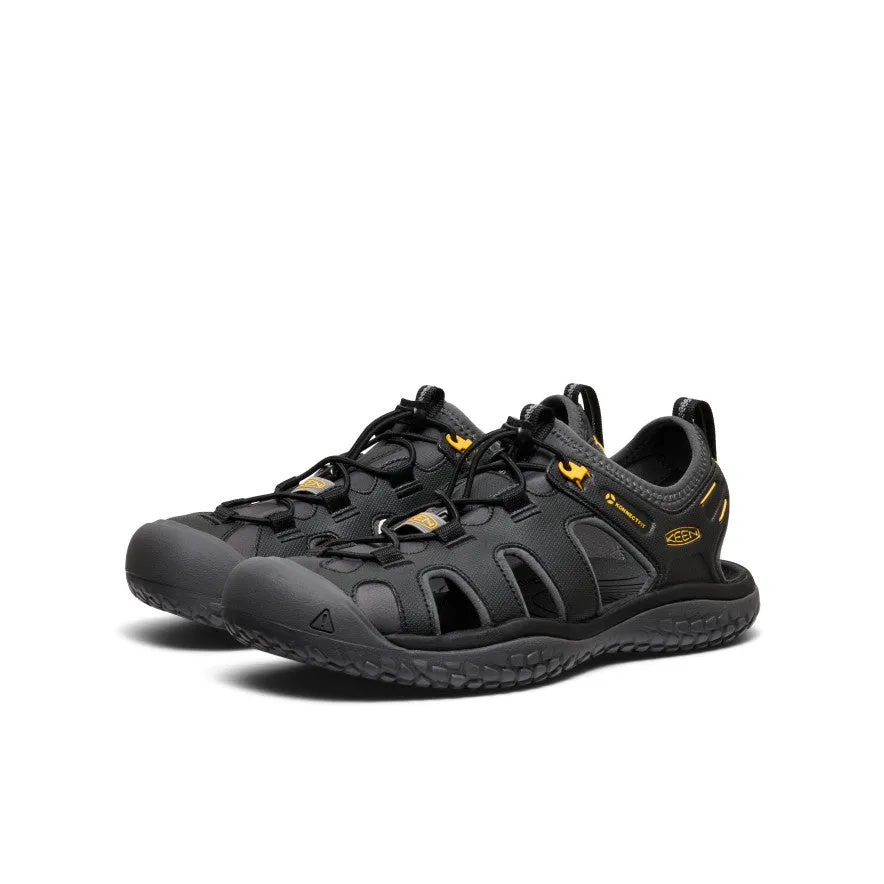 Men's SOLR Sandal  |  Black/Gold Breathable Upper