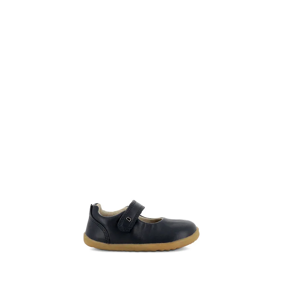 DELIGHT STEP UP - NAVY LEATHER Subtle Aesthetic