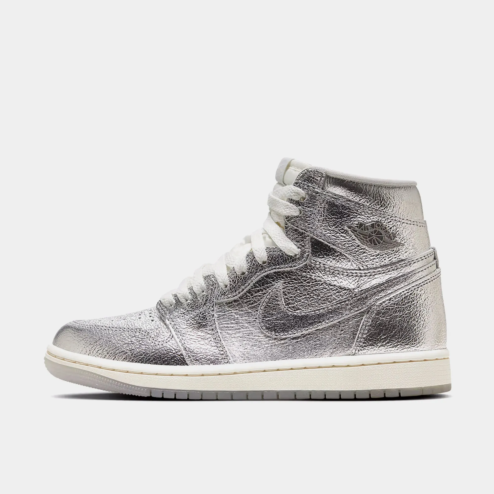Jordan Women's 1 Retro Hi OG Metallic Silver Adaptive Motion Plate