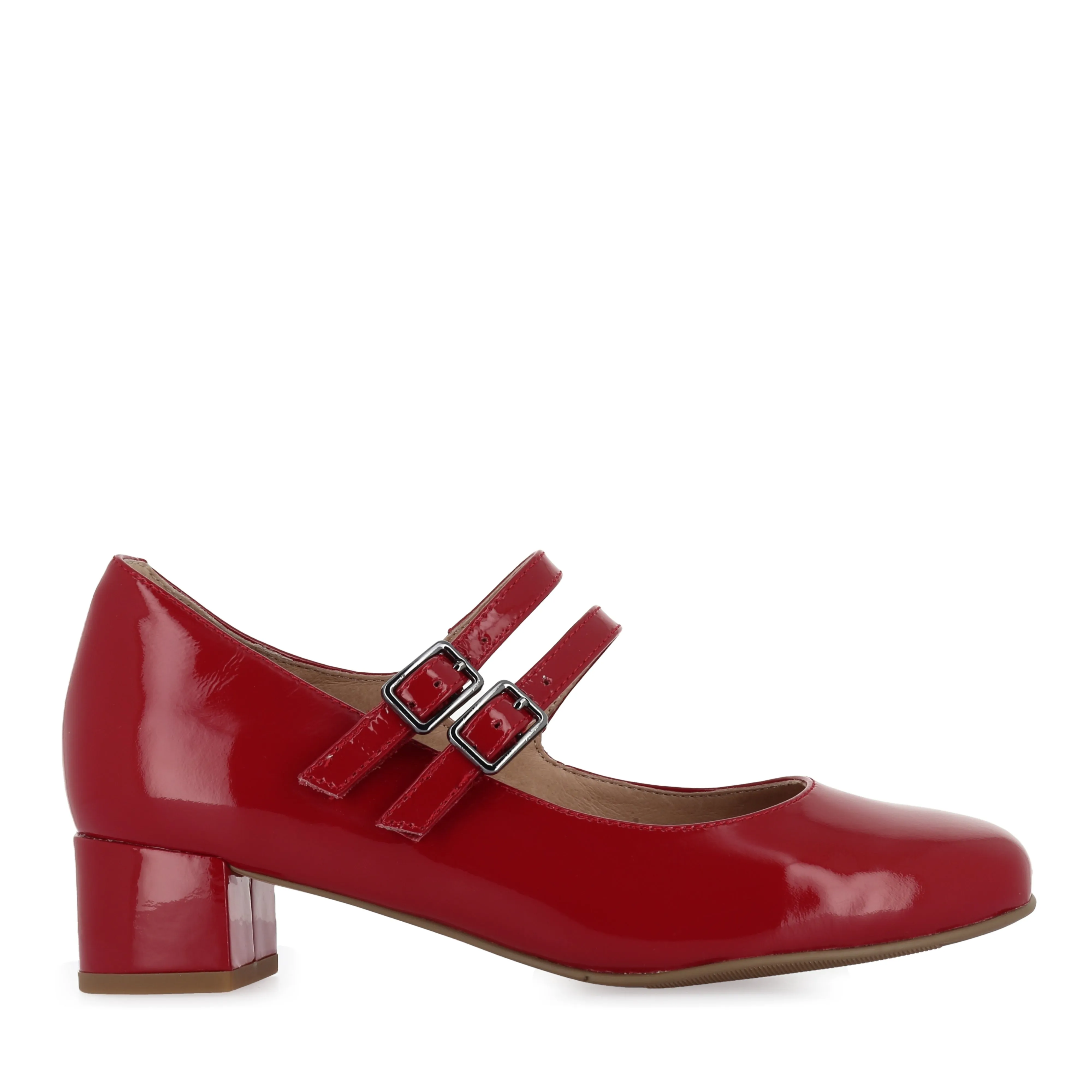 KAROLY W - DARK RED PATENT LEATHER No Odor Comfortable Support