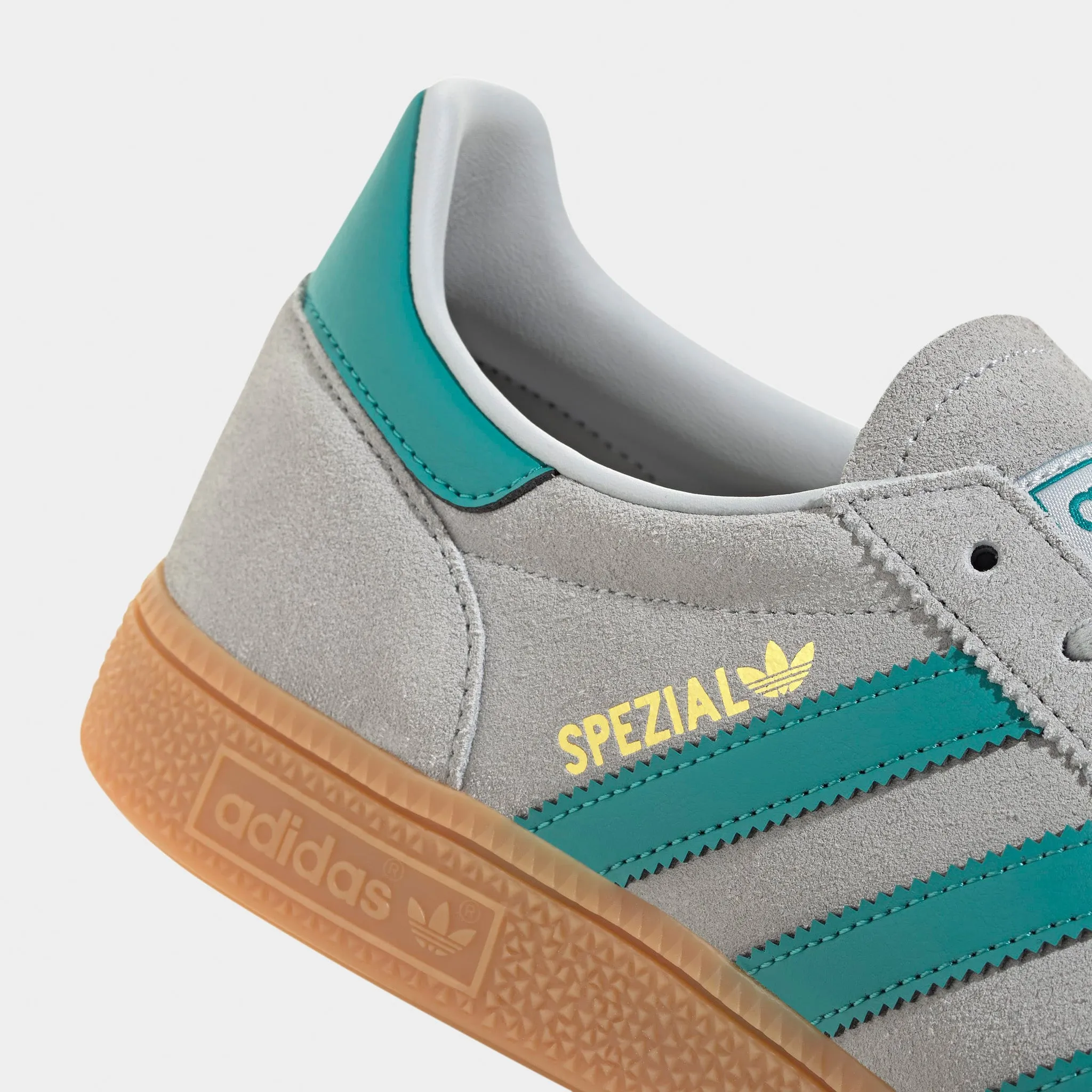 adidas Originals Handball Spezial Grey / Pure Tea - Gold Foot Relax