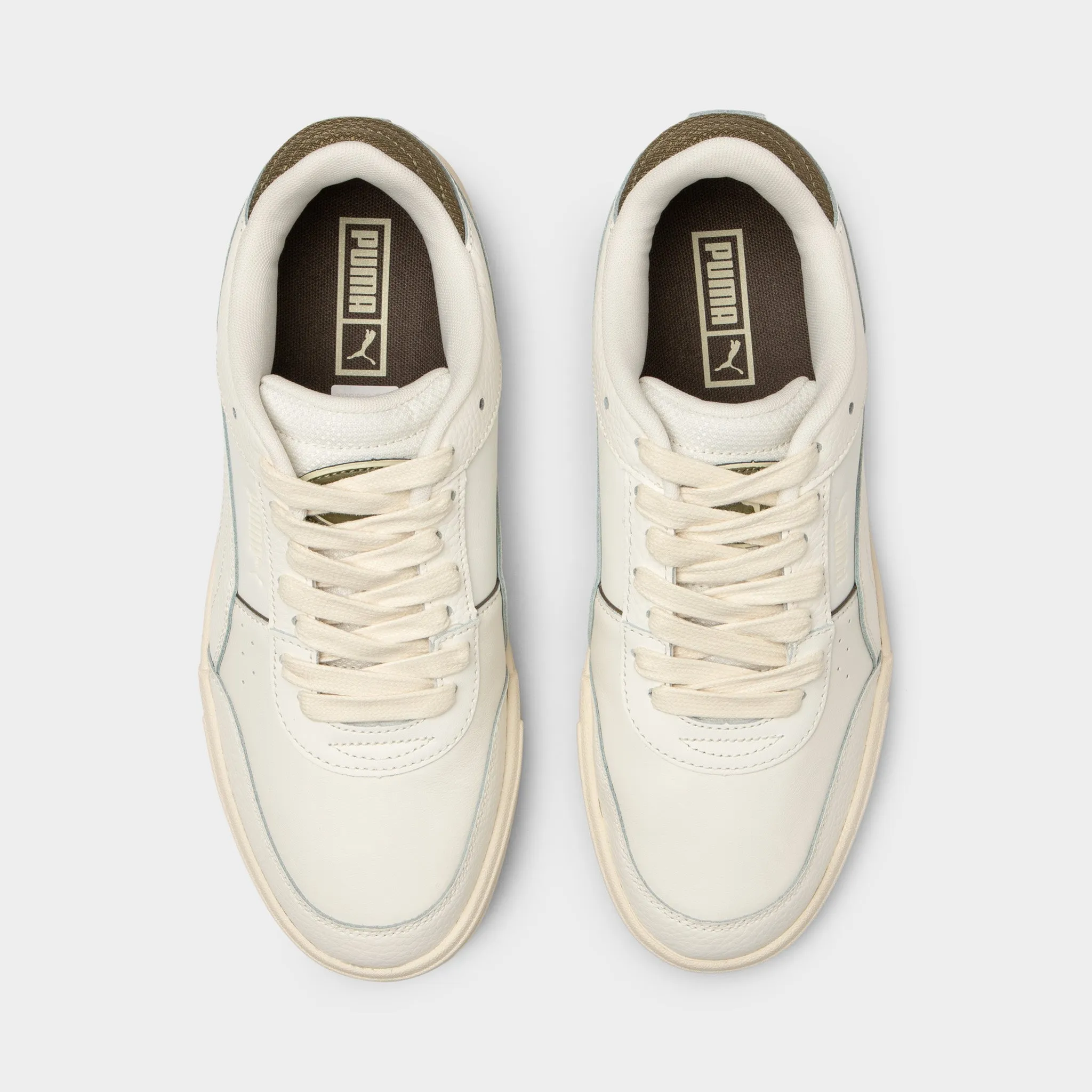 PUMA CA Pro Sport Warm White / Alpine Snow - Dark Olive City Routine
