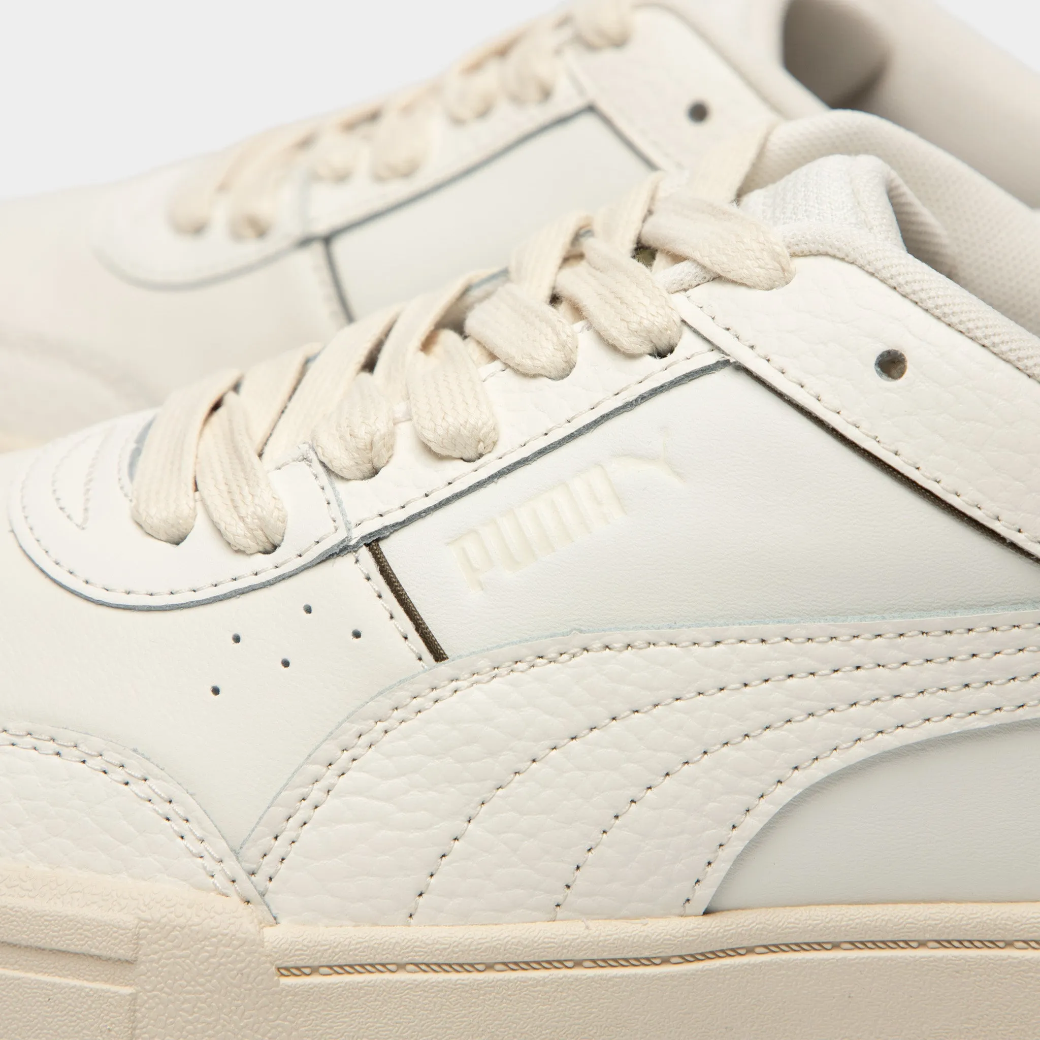 PUMA CA Pro Sport Warm White / Alpine Snow - Dark Olive Ankle Hugging Design