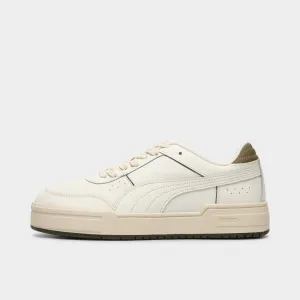 PUMA CA Pro Sport Warm White / Alpine Snow - Dark Olive Running Style Ventilation