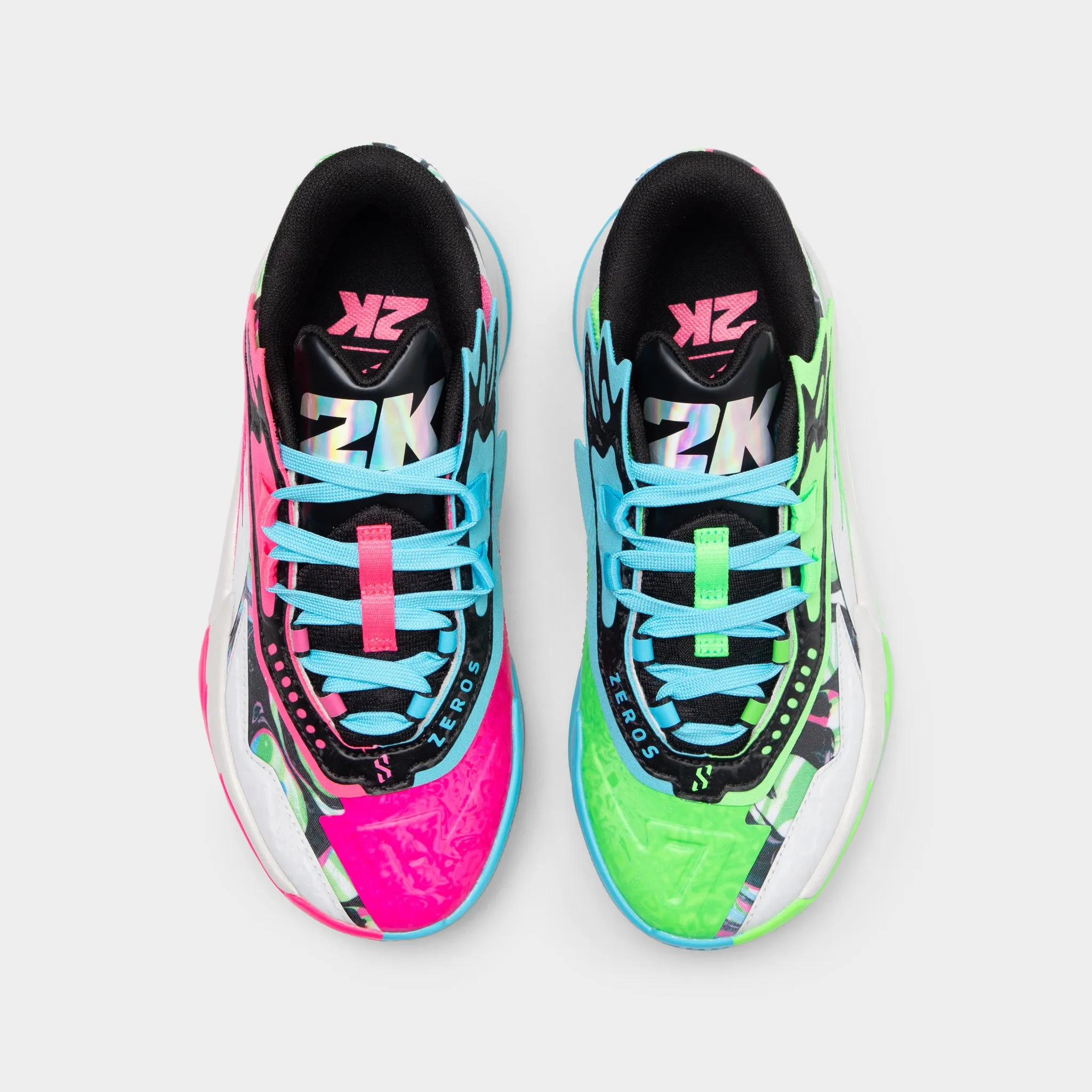 Comfort Padding PUMA Juniors' Scoot Zeros II Green / Black - Pink