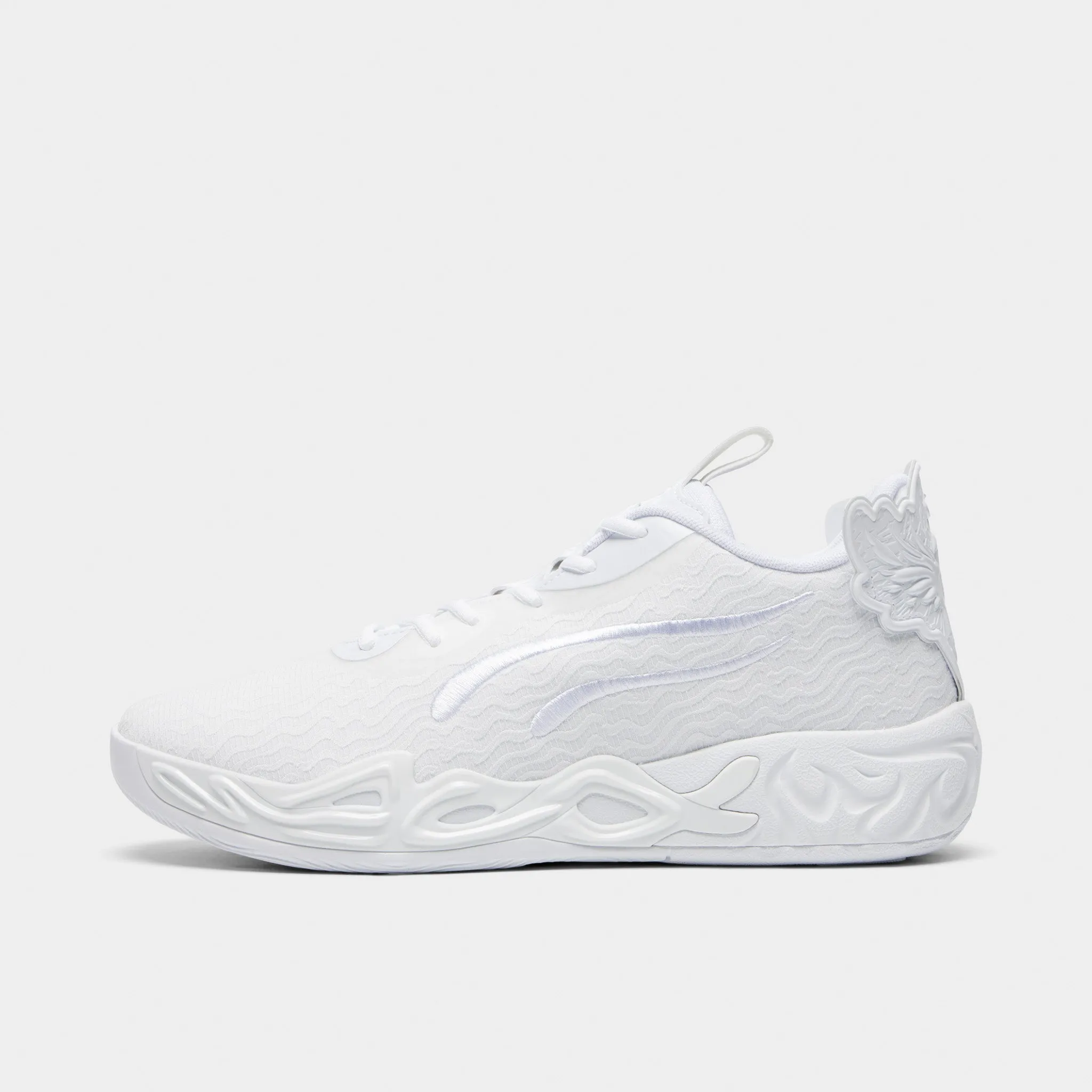 Flexible Groove Outsoles Dynamic piece PUMA Melo 4  " Lo Ice" White / Sun Struck